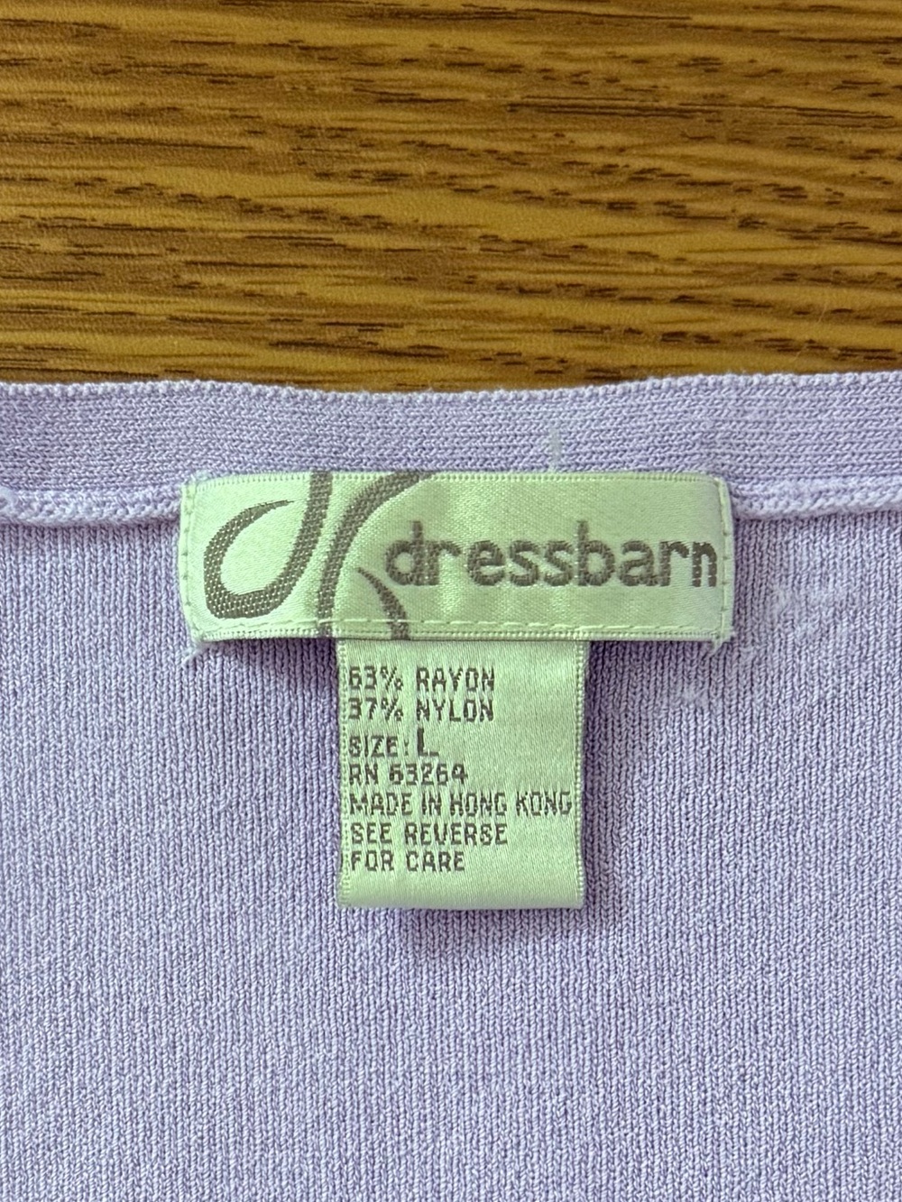Dress Barn Light Lilac Career Layering Sleeveless Top, Stretchy - Picture 9 of 9